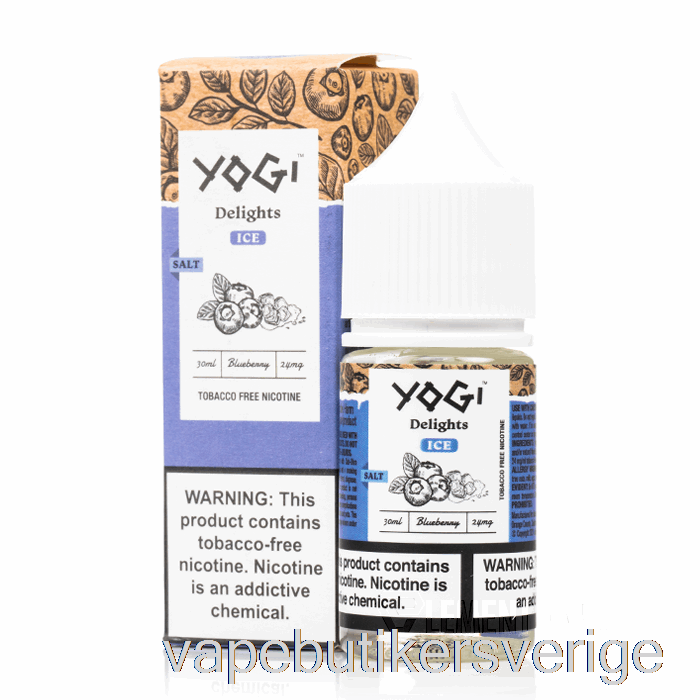 Vape Sverige Blåbärs Issalter - Yogi Läckerheter - 30ml 50mg